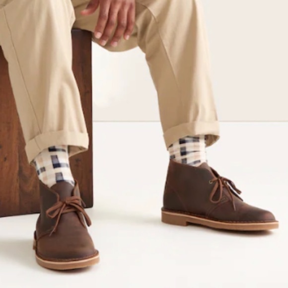 Clarks Bushacre 3 Chukka Boot Wide - Picture 1 of 6